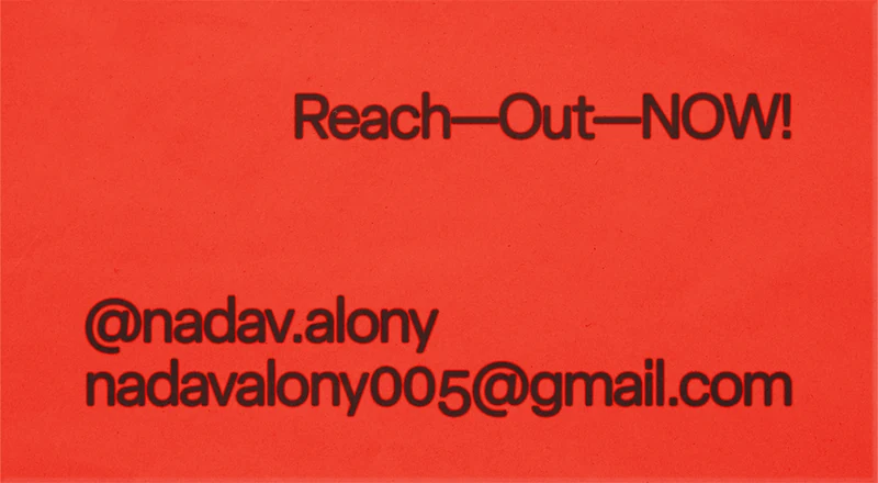 Reach out now.